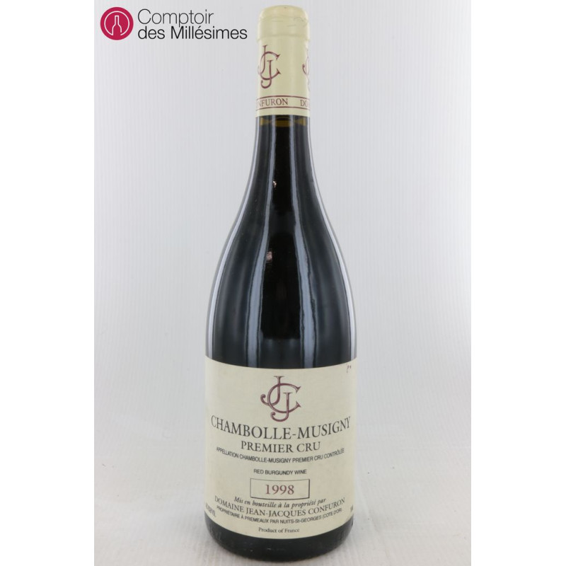 ワイン Chambolle-Musigny Premier Cru 1998 Chambolle Musigny 1er cru 1998 - Jean Jacques Confuron