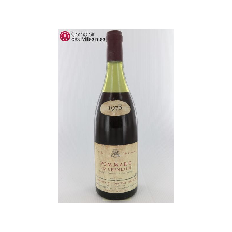 1992年 Pommard 1er Cru \"Les Chanlins\" Domaine Chavy-Chouet : Pommard 1er Cru Les Chanlins