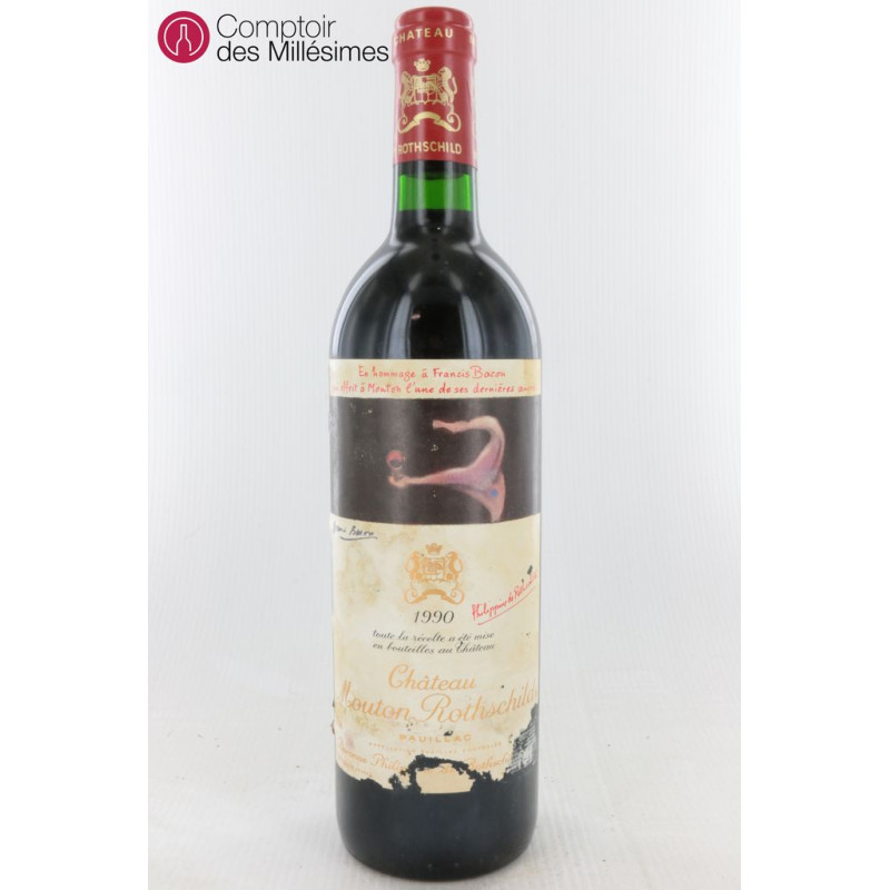 Mouton Rothschild 1990, Achat vin Pauillac au meilleur prix