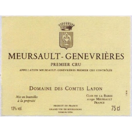 Meursault Genevrière 1er...