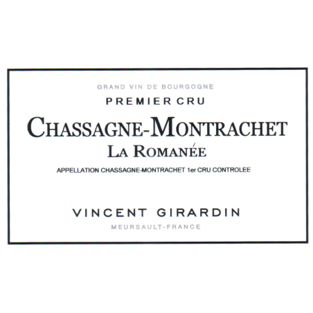 Chassagne Montrachet 1er Cru La Romanée Vincent Girardin