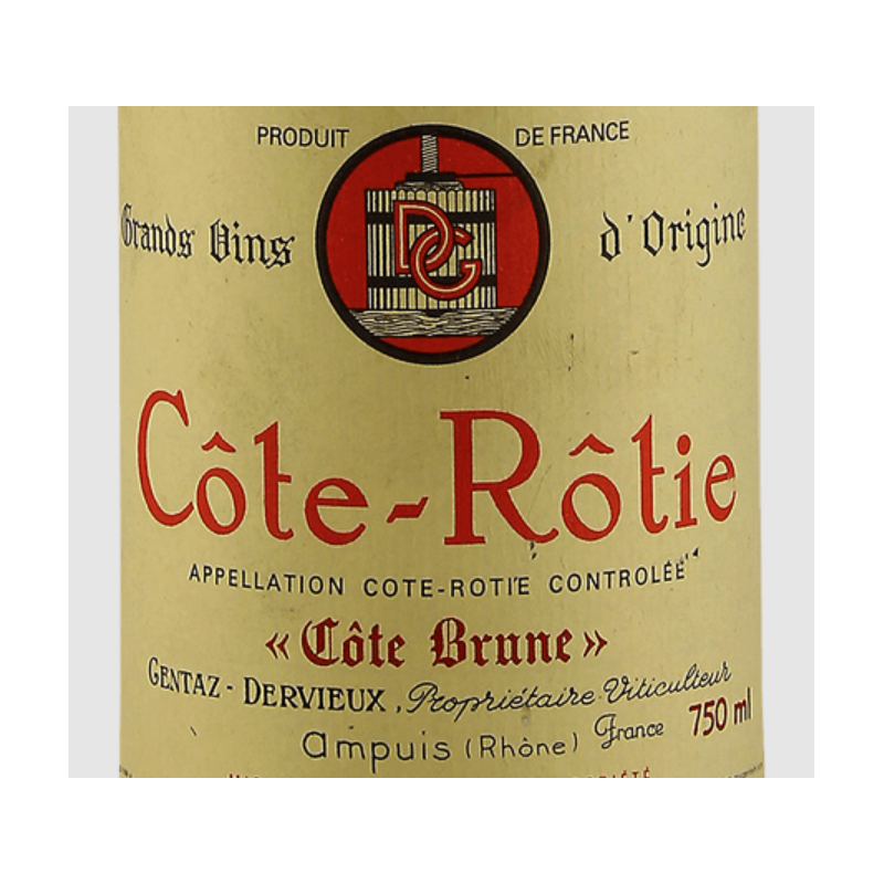 Côte-Rôtie Cote Brune 2016 - Gentaz Dervieux - Rostaing