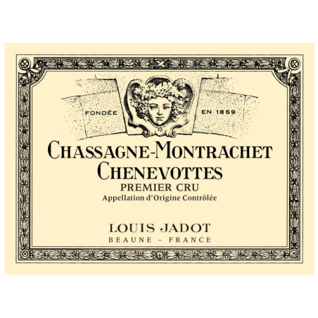 Chassagne Montrachet 1er cru Chenevottes jadot