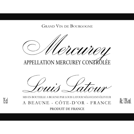 Mercurey rouge  Louis Latour