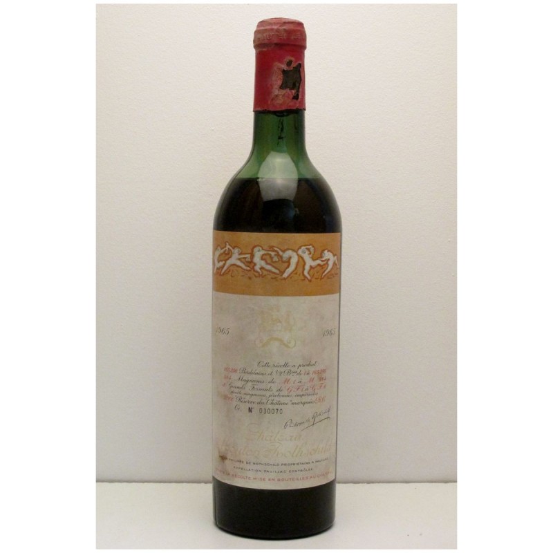 Château Mouton Rothschild 1965 Pauillac - Premier Grand Cru Ranked