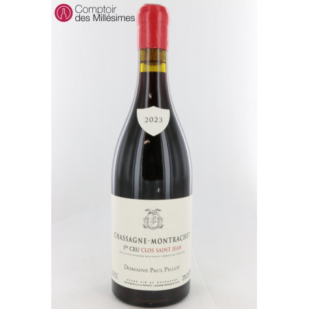 Chassagne Montrachet Rouge 1er cru Clos st Jean 2023 - Paul Pillot