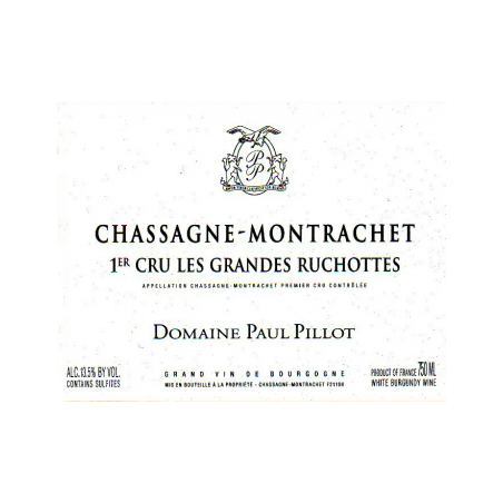 Chassagne Montrachet 1er cru Les Grandes Ruchottes - Paul Pillot
