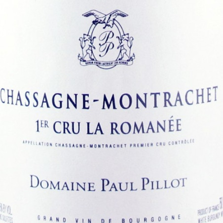 Chassagne Montrachet 1er cru La Romanée - Paul Pillot