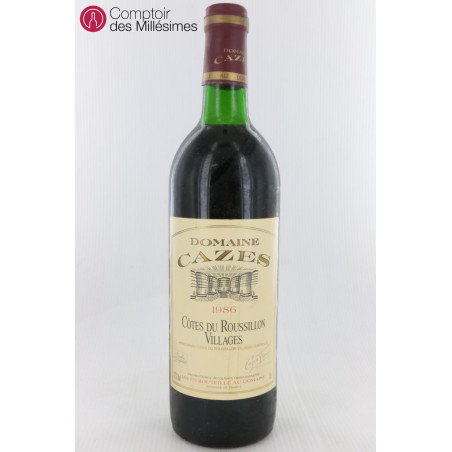 Côtes du Roussillon Villages Alter 1986 - Domaine CAZES