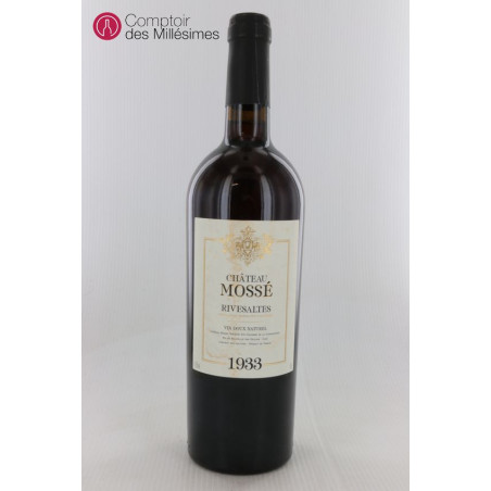 Rivesaltes 1933 - Château Mossé Rivesaltes 1933 - Château Mossé