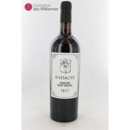 Rivesaltes 1977 - Domaine Saint Michel Rivesaltes 1977 - Domaine Saint Michel