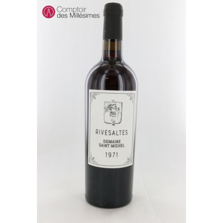 Rivesaltes 1971 - Domaine Saint Michel Rivesaltes 1971 - Domaine Saint Michel
