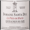 Châteauneuf du pape 2021 Le Pied de Baud - Domaine Santa Duc - 49,00 €