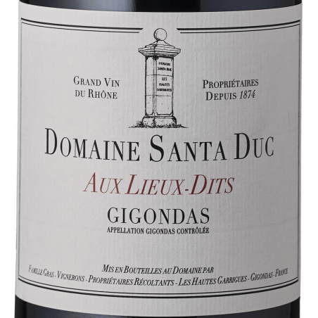 Aux Lieux Dits - Domaine Santa Duc