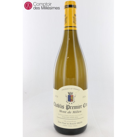 Chablis 1er Cru Mont de Milieu 2024 - Jean-Paul et Benoit Droin