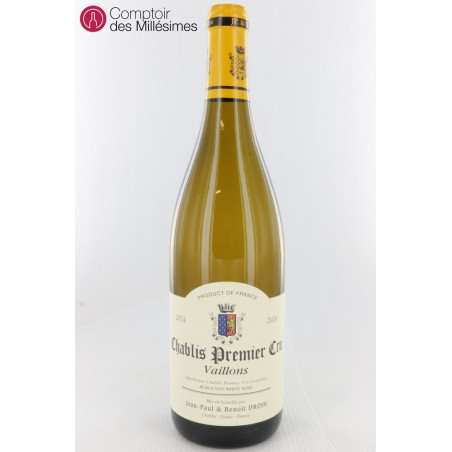 Chablis 1er Cru Vaillons 2024 - Jean-Paul et Benoit Droin