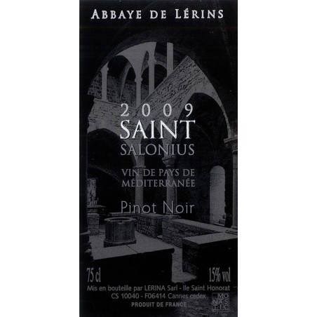 Saint Salonius 2009 - Pinot Noir