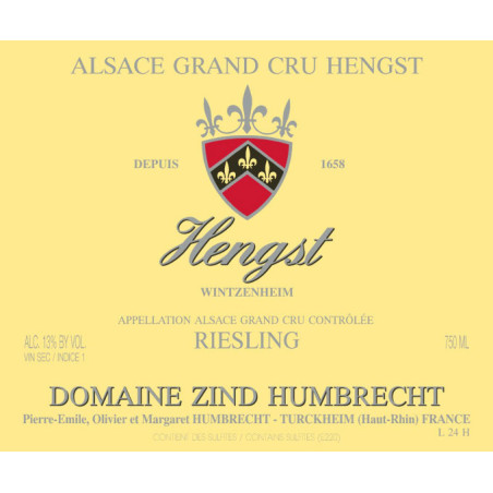 Riesling Grand Cru Hengst...