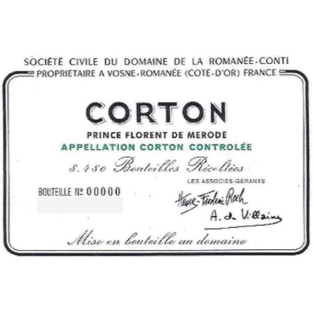 Corton Grand Cru 2009 -...