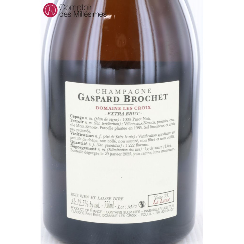 Champagne Gaspard Brochet - Le Lion