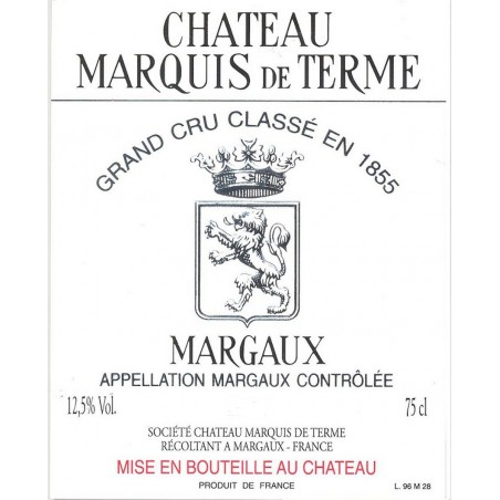 Château Marquis de Terme 1984