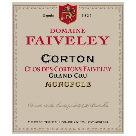 Corton Grand Cru Clos des Cortons - Faiveley