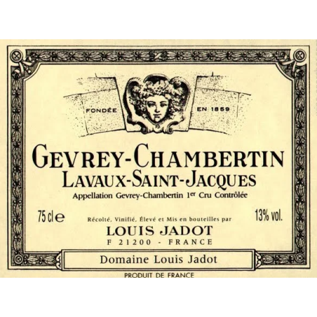 Gevrey-Chambertin 1er cru Lavaux Saint-Jacques  Louis jadot