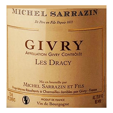 Givry Rouge Dracy   Michel Sarrazin et Fils - Comptoir des Millésimes