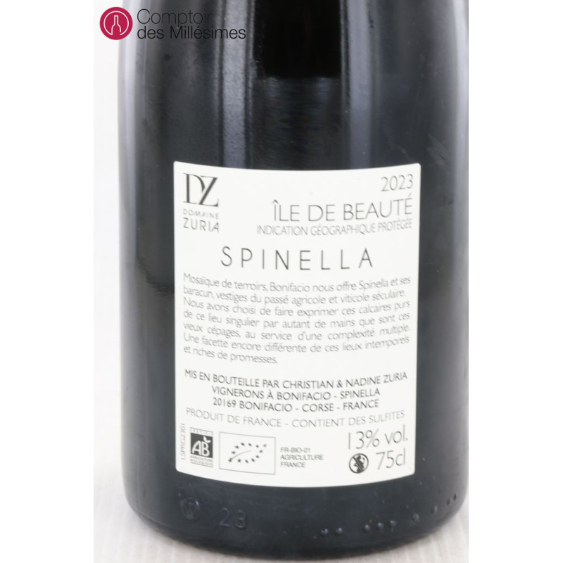 Spinella Red 2023 - Domaine Zuria