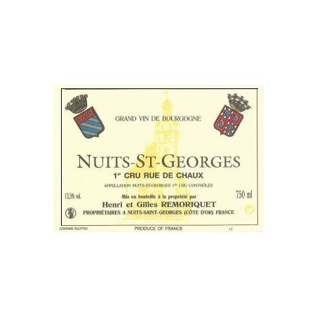 Nuits St Georges 1er cru...
