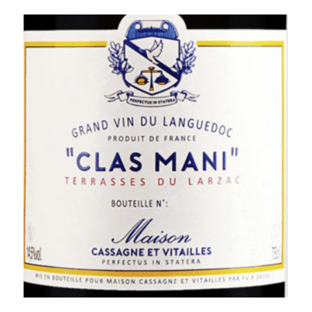 Clas Mani 2022 - Domaine...