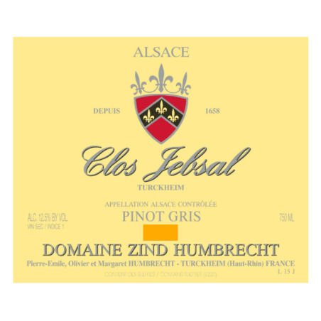 Pinot Gris Clos Jebsal 2023...