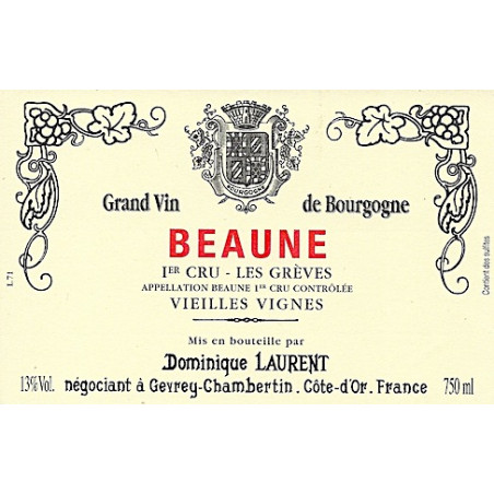 Beaune 1er cru Les Grèves...
