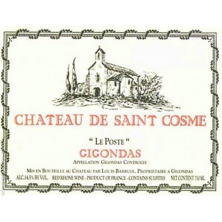 Gigondas 2017  " Le Poste " - Chateau de St Cosme