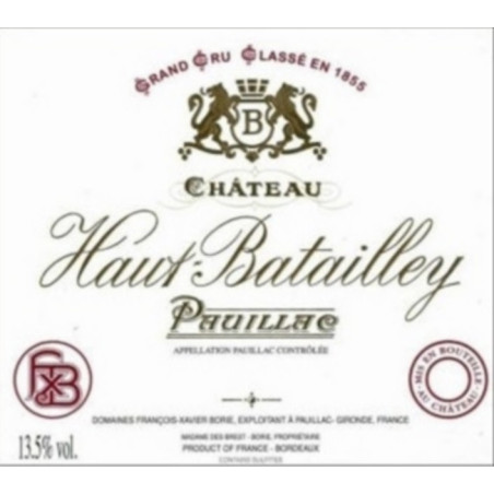 Château Haut Batailley 2013