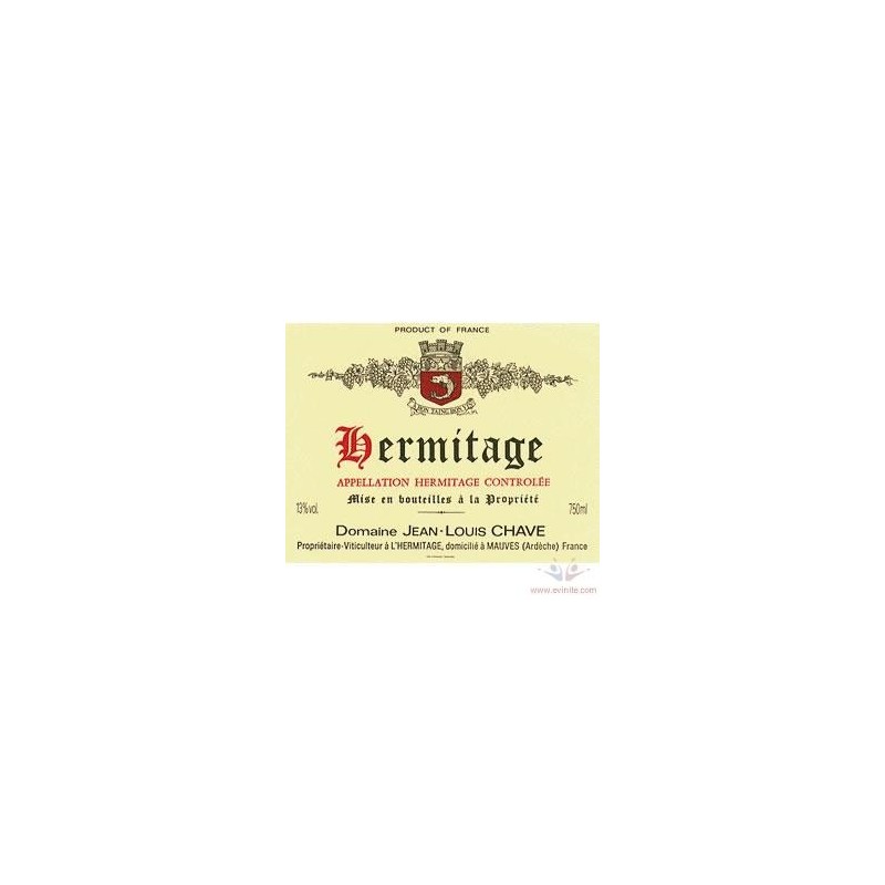 Hermitage blanc 1988 - Jean-Louis Chave - niveau 3cm Hermitage blanc 1988 - Jean-Louis Chave - niveau 3cm