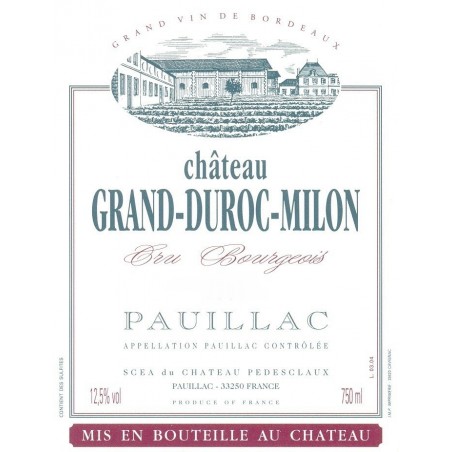 Château Grand Duroc-Milon 1998