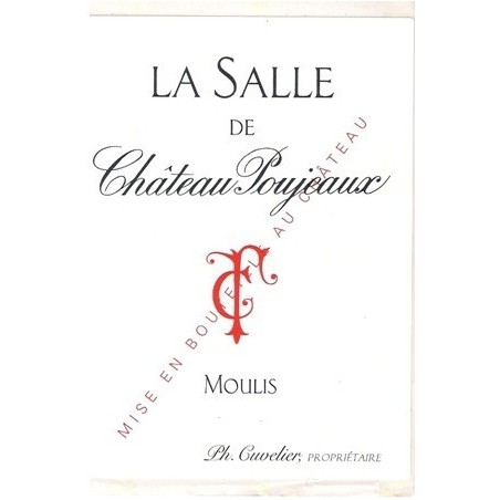 La salle de Château Poujeaux 2000