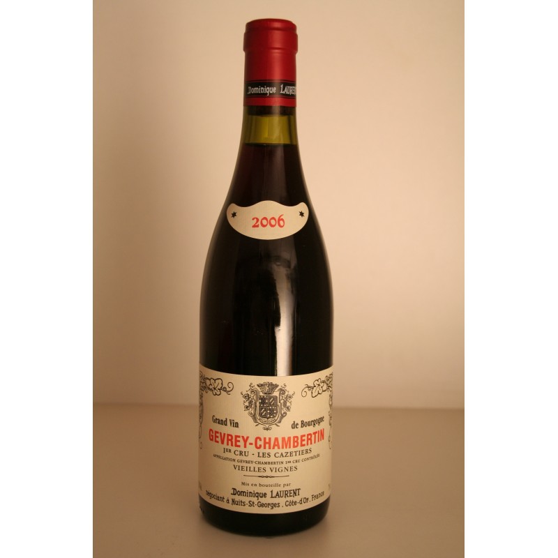 Gevrey Chambertin 1er cru 2006 - les cazetiers - Dominique Laurent Gevrey Chambertin 1er cru 2006 - les cazetiers - Dominique Laurent
