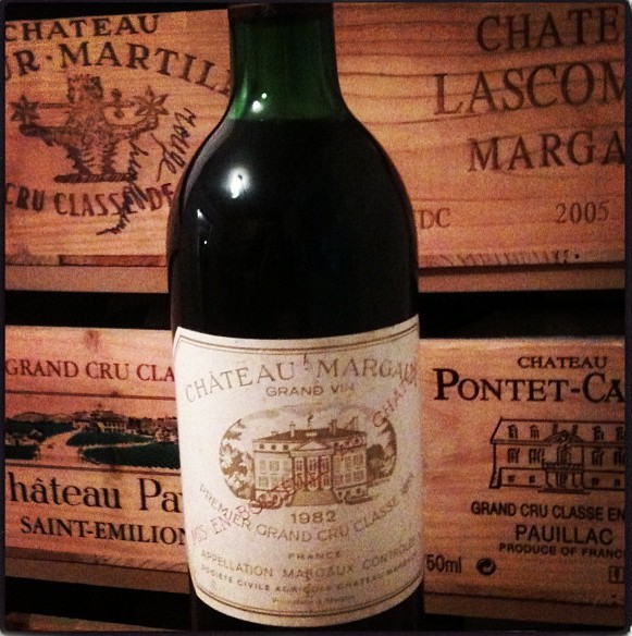 Bouteille de Château Margaux 1982