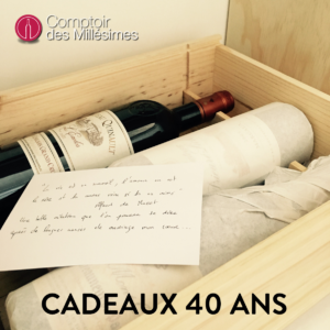 Idée Cadeau d'Anniversaire 40 ans : Offrir un Vin de 40 ans ?