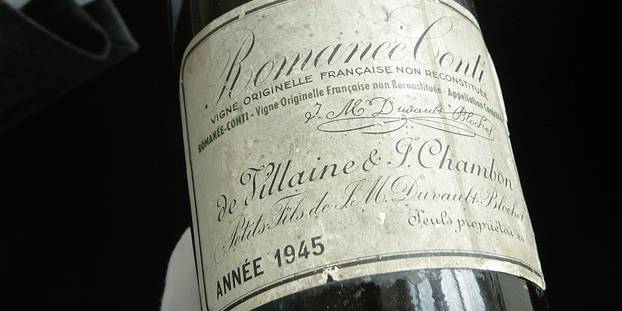 Nouveau Record : 482 000 € pour une Romanée-Conti du millésime 1945