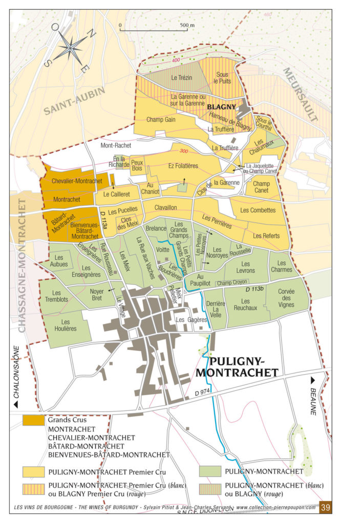 vignoble puligny montrachet les climats